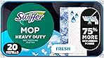 Swiffer Sweep + Mop, Wet Pads Refill, Floor Cleaner, Cleaning Cloths, Heavy Duty, Fresh, 20ct
