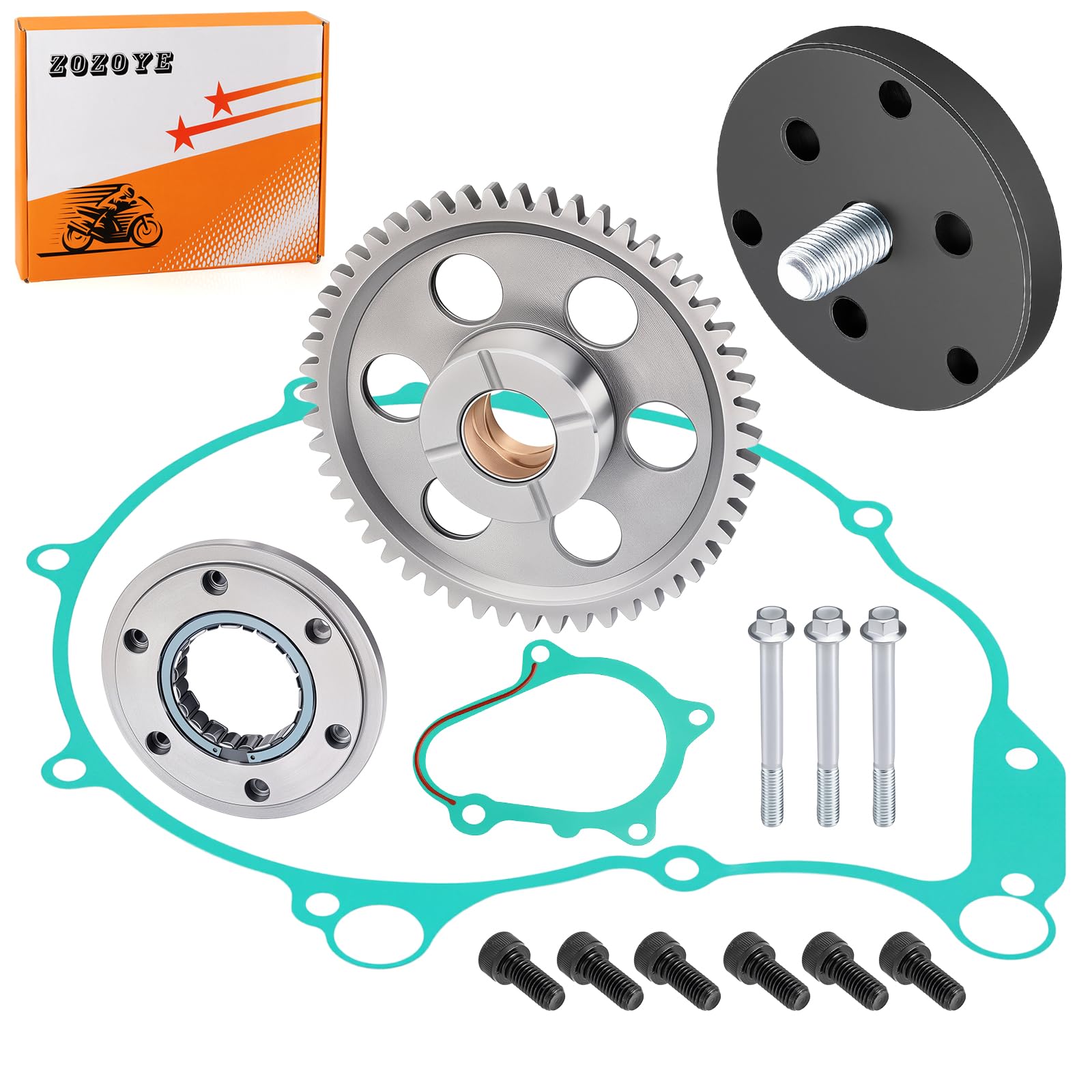 Amazon.com: Starter Clutch Gear One Way Bearing Kit & Tool for