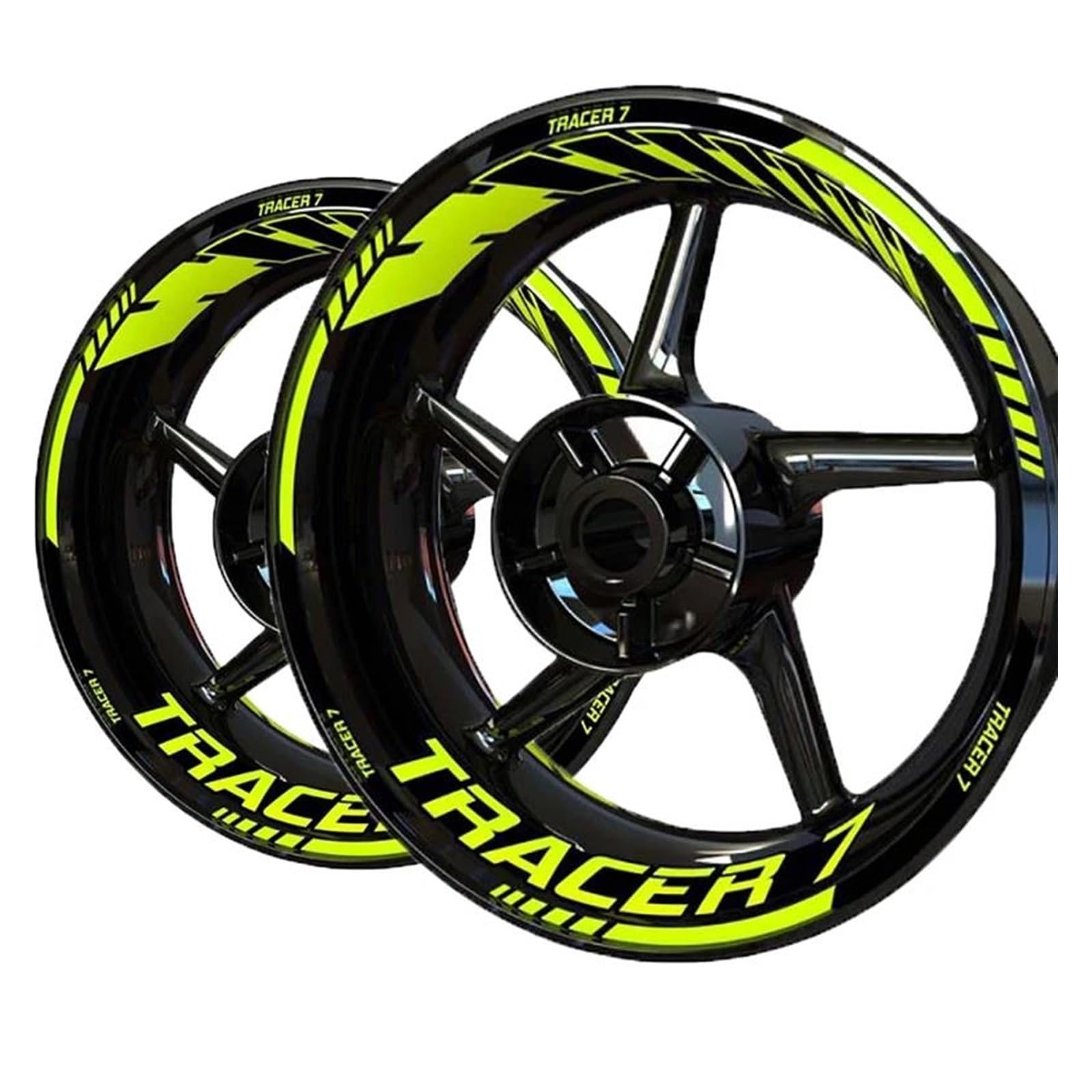Motorcycle Reflective Wheel Stripe Sticker Waterproof Rim Decals for Yamaha for Tracer 9 7 900 700 Gt