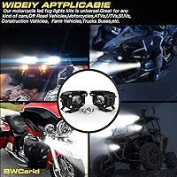 Vista 8 de Luces antiniebla de conducción auxiliar para motocicleta, proyector LED blanco, luz de trabajo de 90 W, 8000 lm, compatible con Jeep, camión, SUV