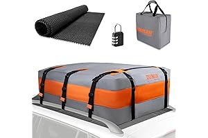Car Rooftop Cargo Carrier - 20 Cubic Feet of Storage Space