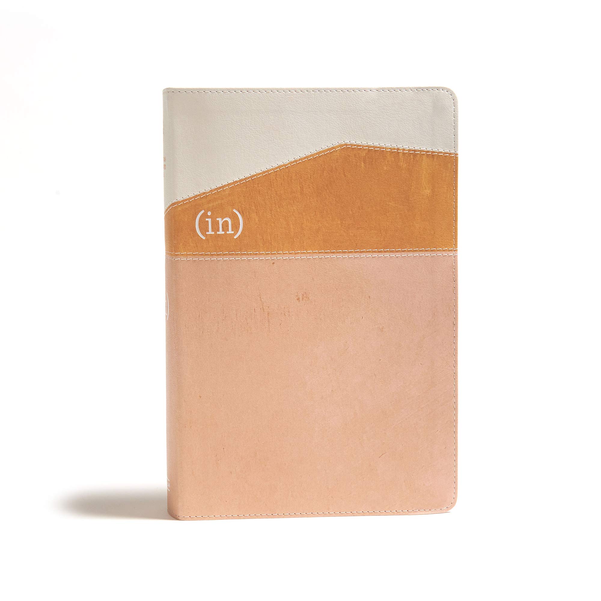 CSB (in)courage Devotional Bible, Desert/Mustard/Alabaster LeatherTouch, Black Letter, Full-Color Design, Devotionals, Journaling Space, Reading Plans, Easy-to-Read Bible Serif Type