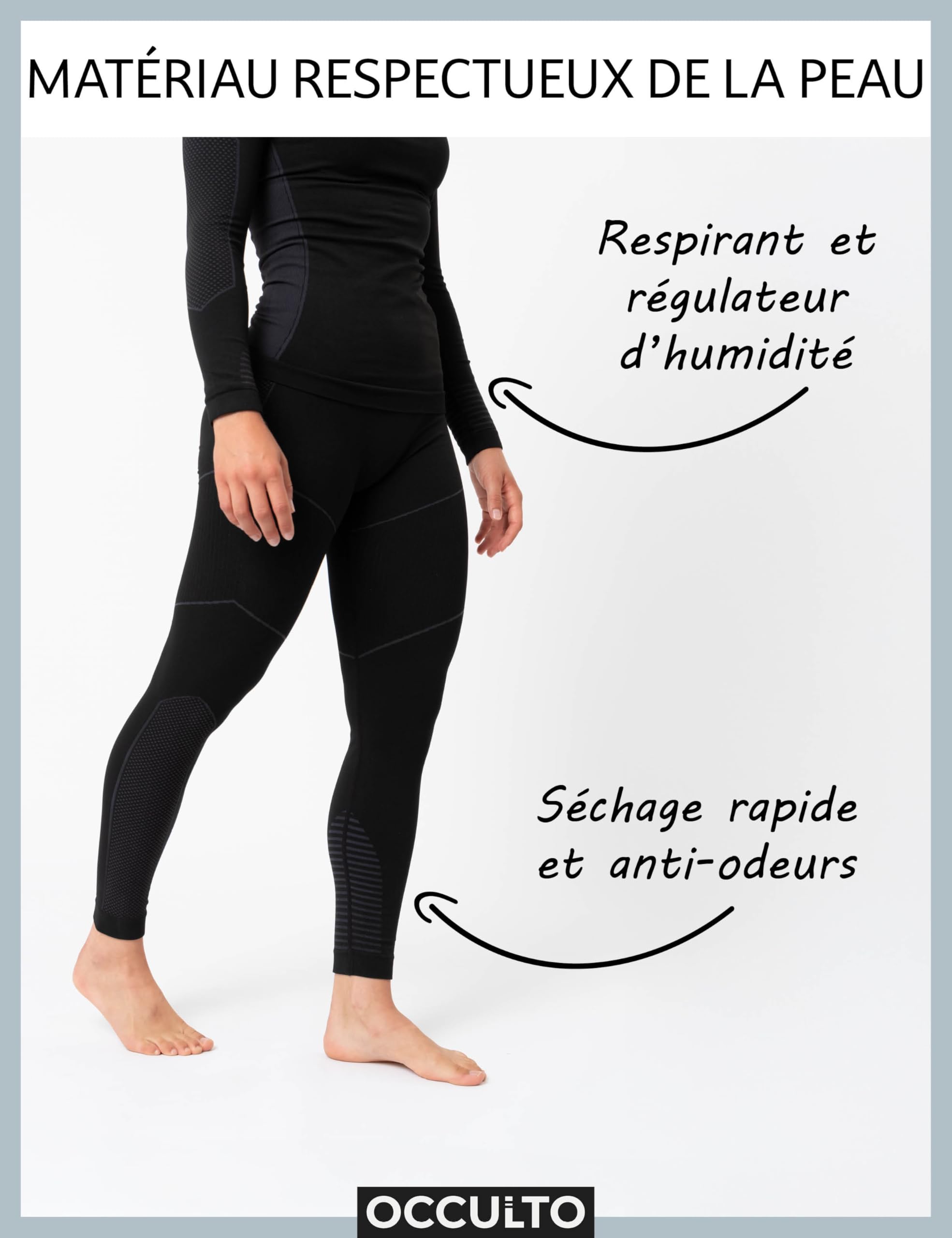 Occulto sous vetment Thermique Ski Femme (modèle: Lindsey)