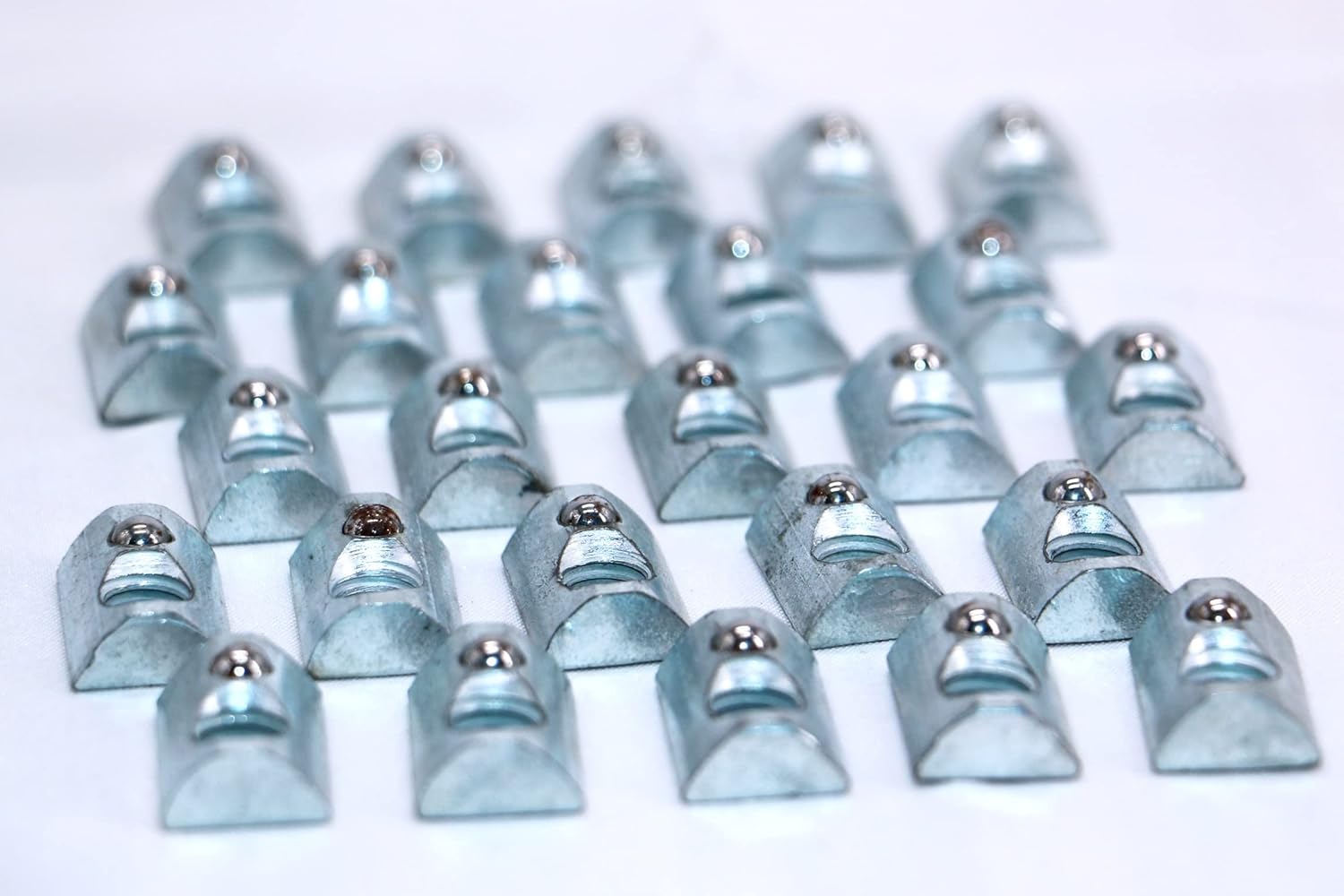 T Slot Aluminum T-Nut Drop in W/Ball 25 Pack #3917-25
