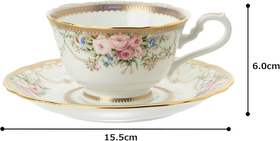 Amazon｜Noritake ノリタケ カップ & ソーサー ( コーヒー ティー 兼用