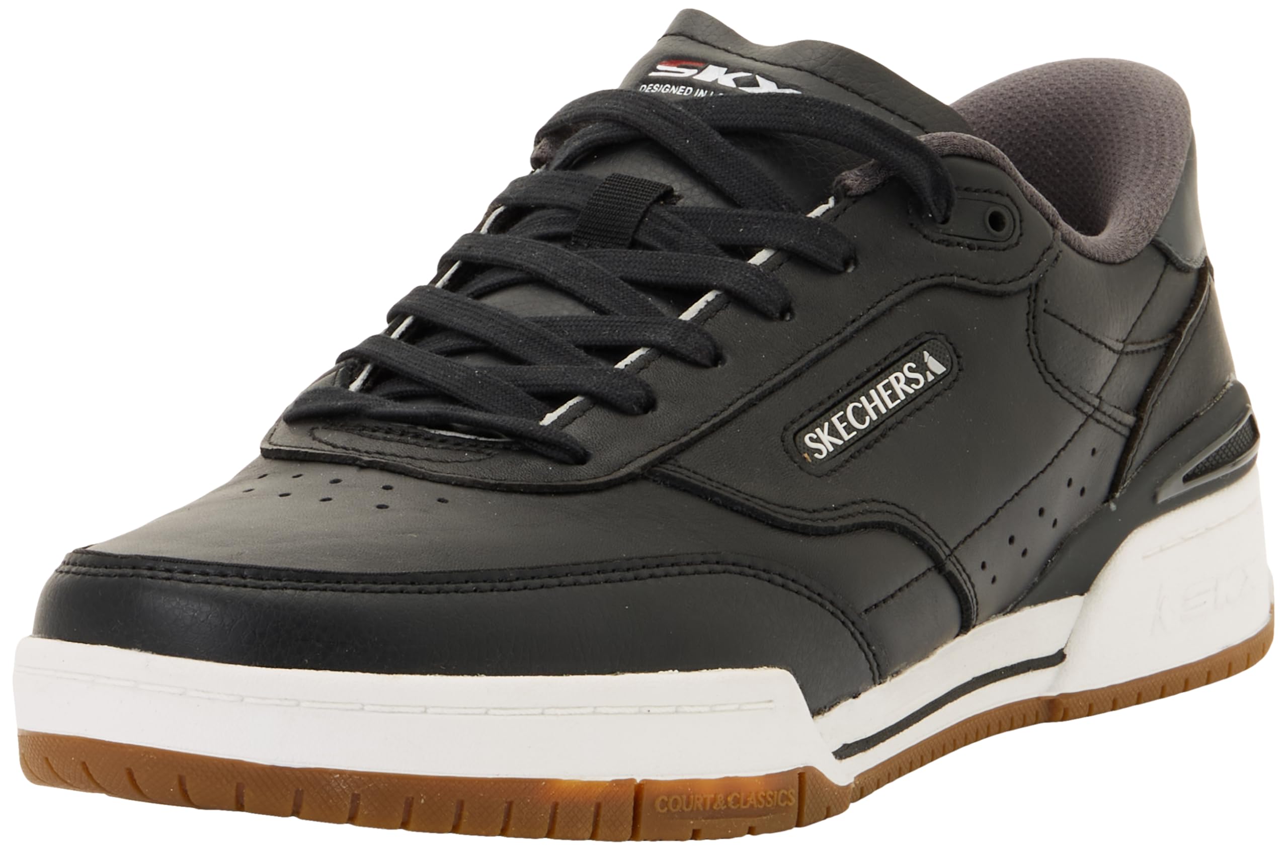 Skechers Men's Black Recoil Slip On Trainers in Size 7, Sports Direct