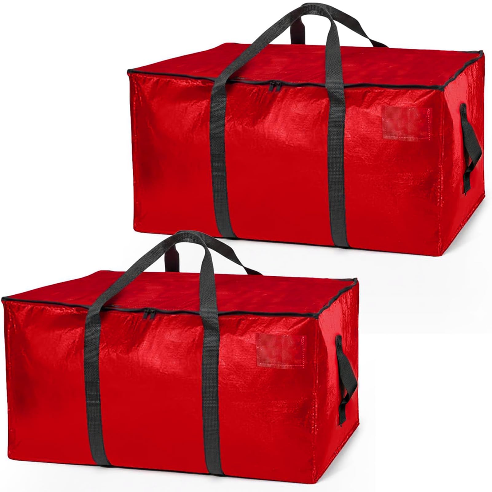 Mgl Red Heavy Duty Boxes Moving Bags And Storage Bags - Heavy Duty Moving Boxes With Reinforced Bottom & Wrap-Around Handles, Tear-Resistant Reusable Large Packing Bags For Home, College Dorm (2 Pack)