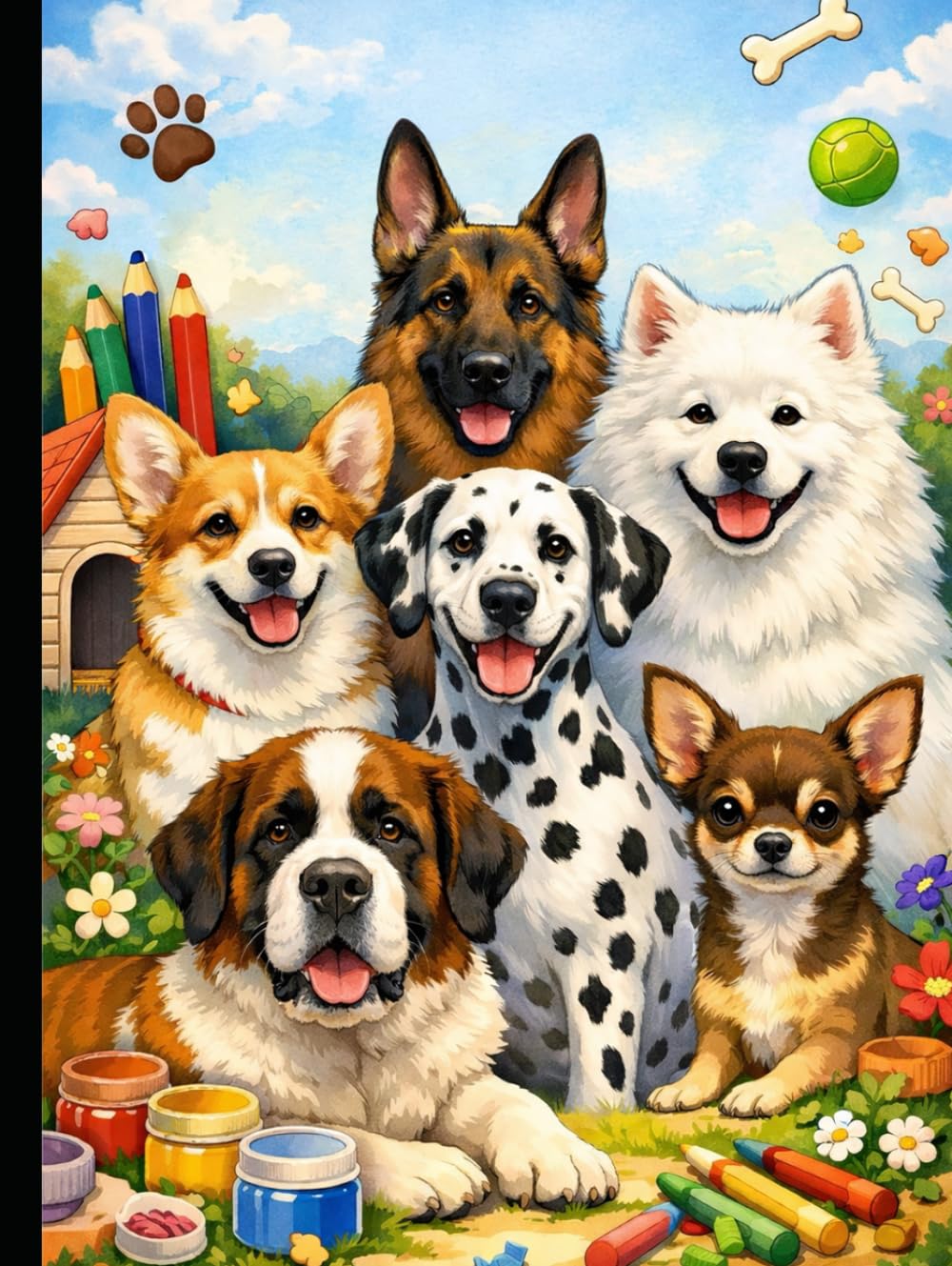 Razas De Perro Para Colorear y Aprender