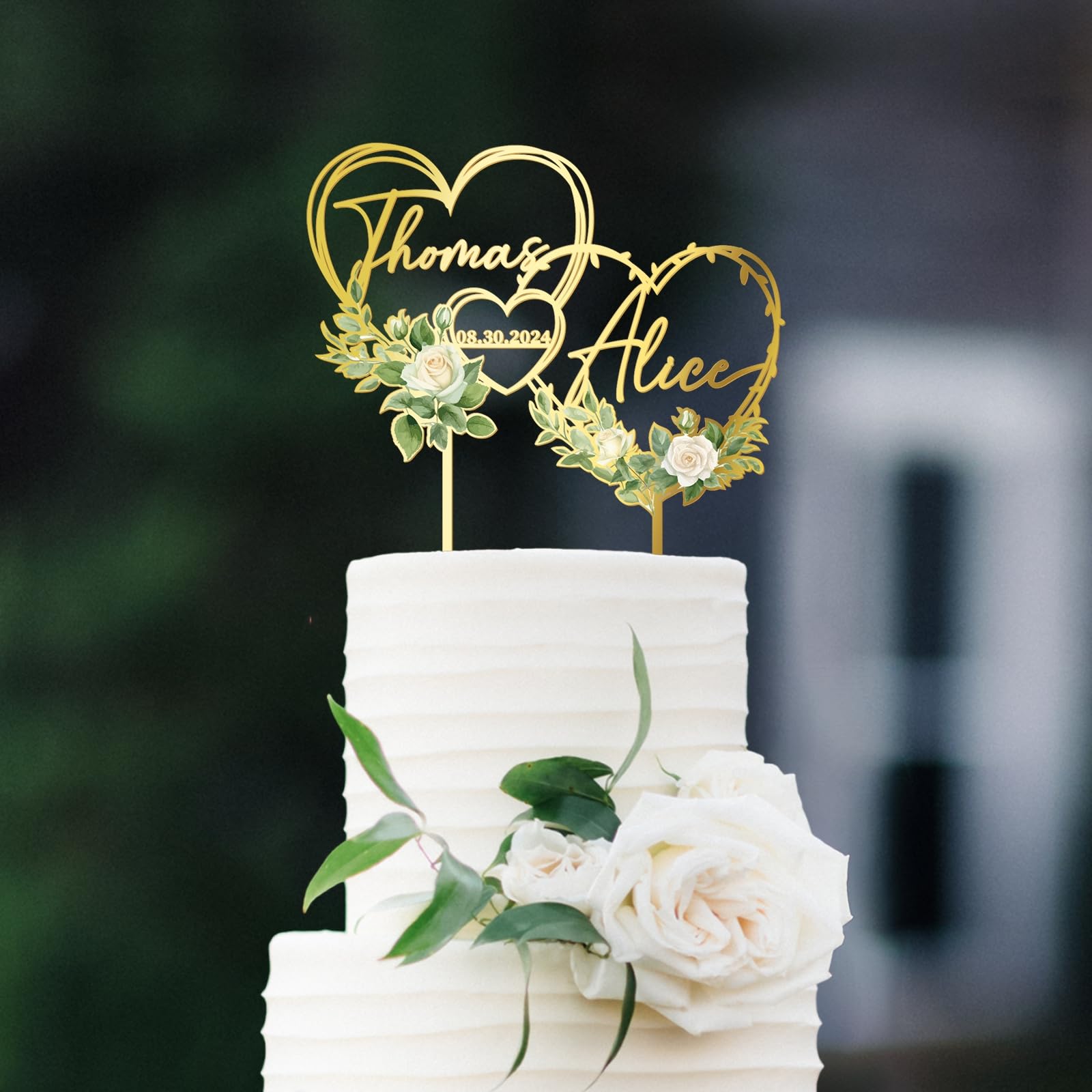 Topper Tarta Boda Party To Be Initiales Personalizado Decoración Pastel De  Boda En Acrílico Nombre Madera, image size:1600x1600