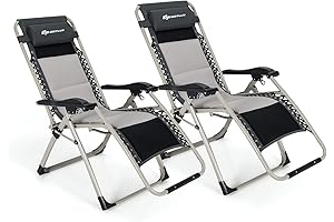 Goplus Zero Gravity Chair, Pack of 2