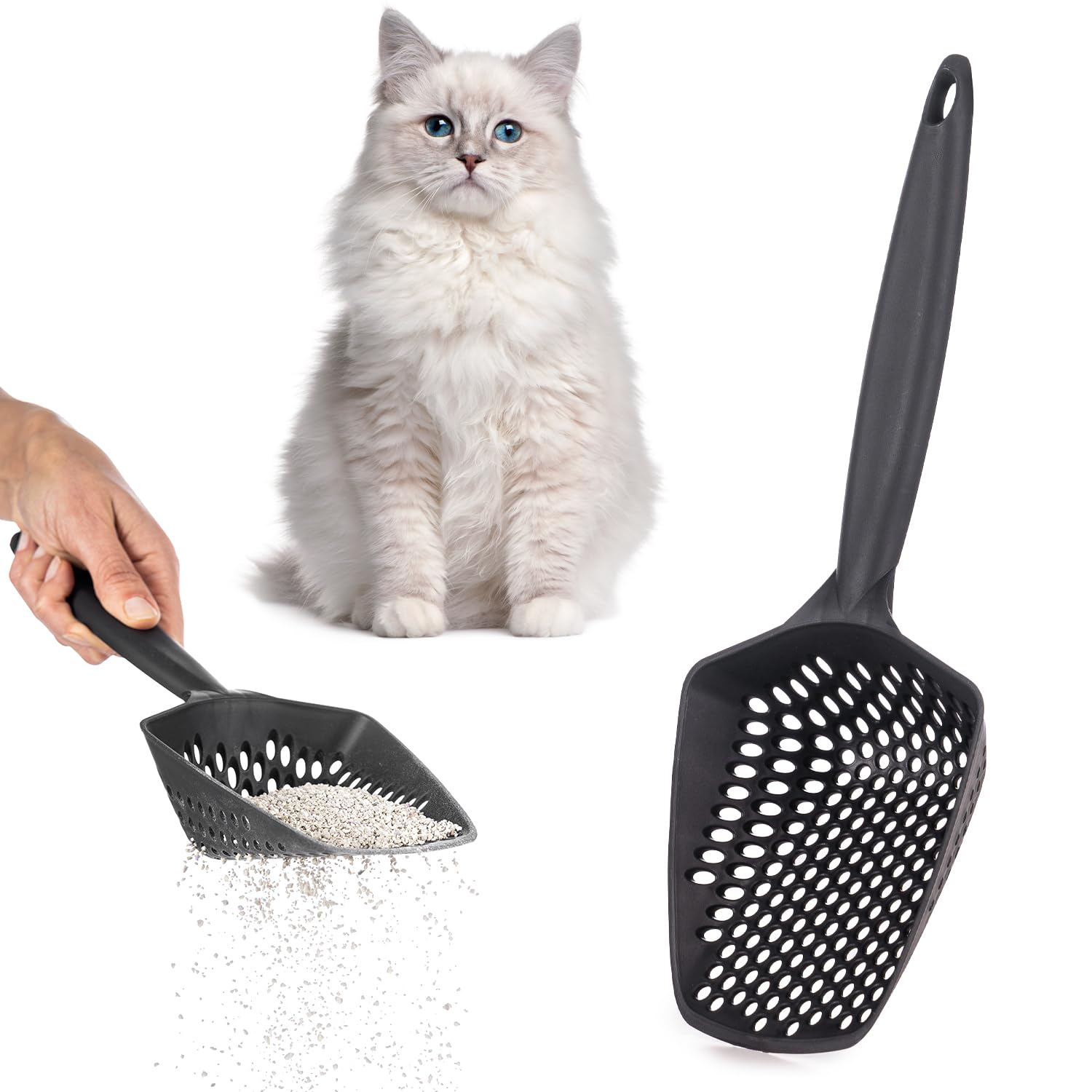 EYNEL Set of 1 Cat Litter Scoop with Small Holes