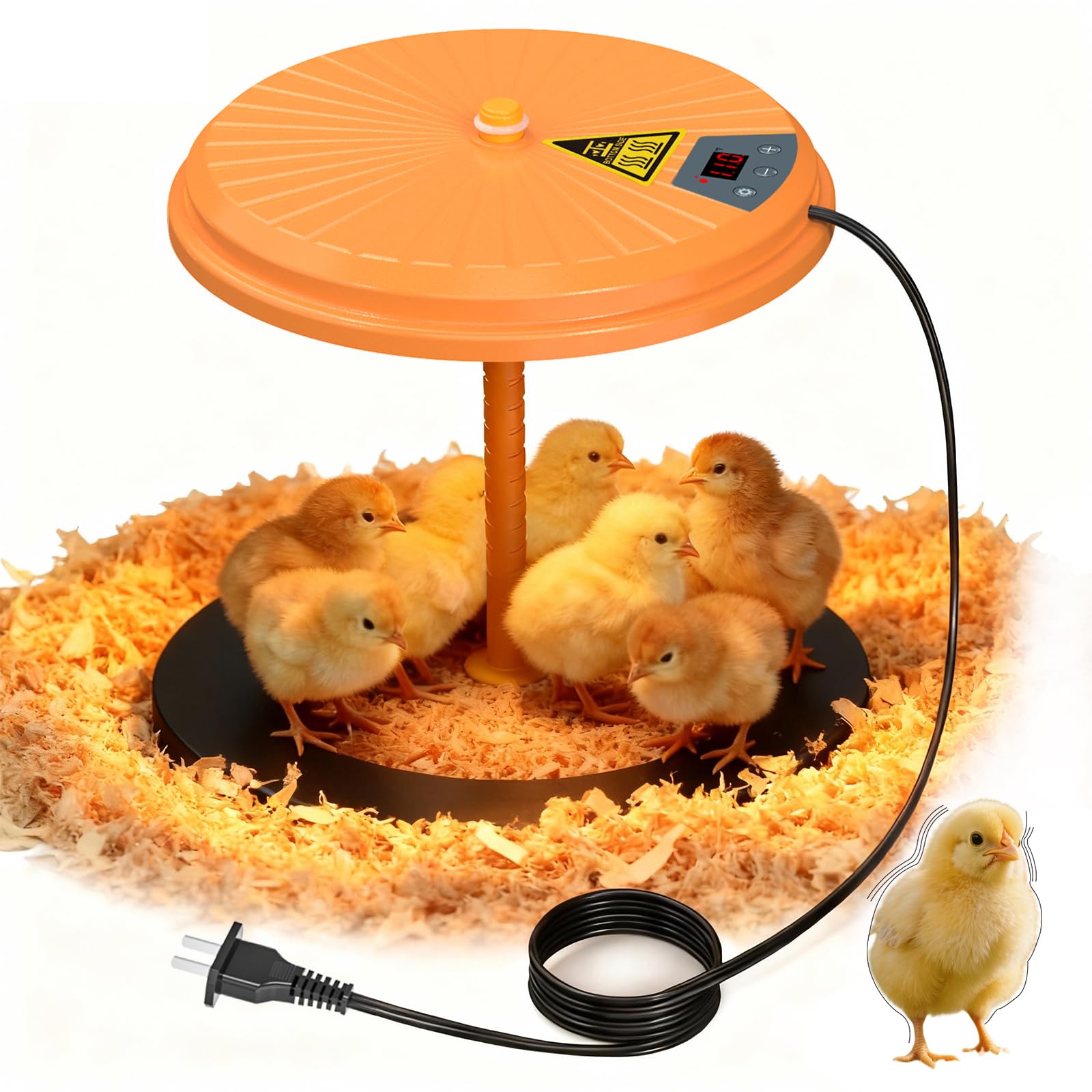 Plaque chauffante 35W Lewisi avec contrôle de température pour poussins