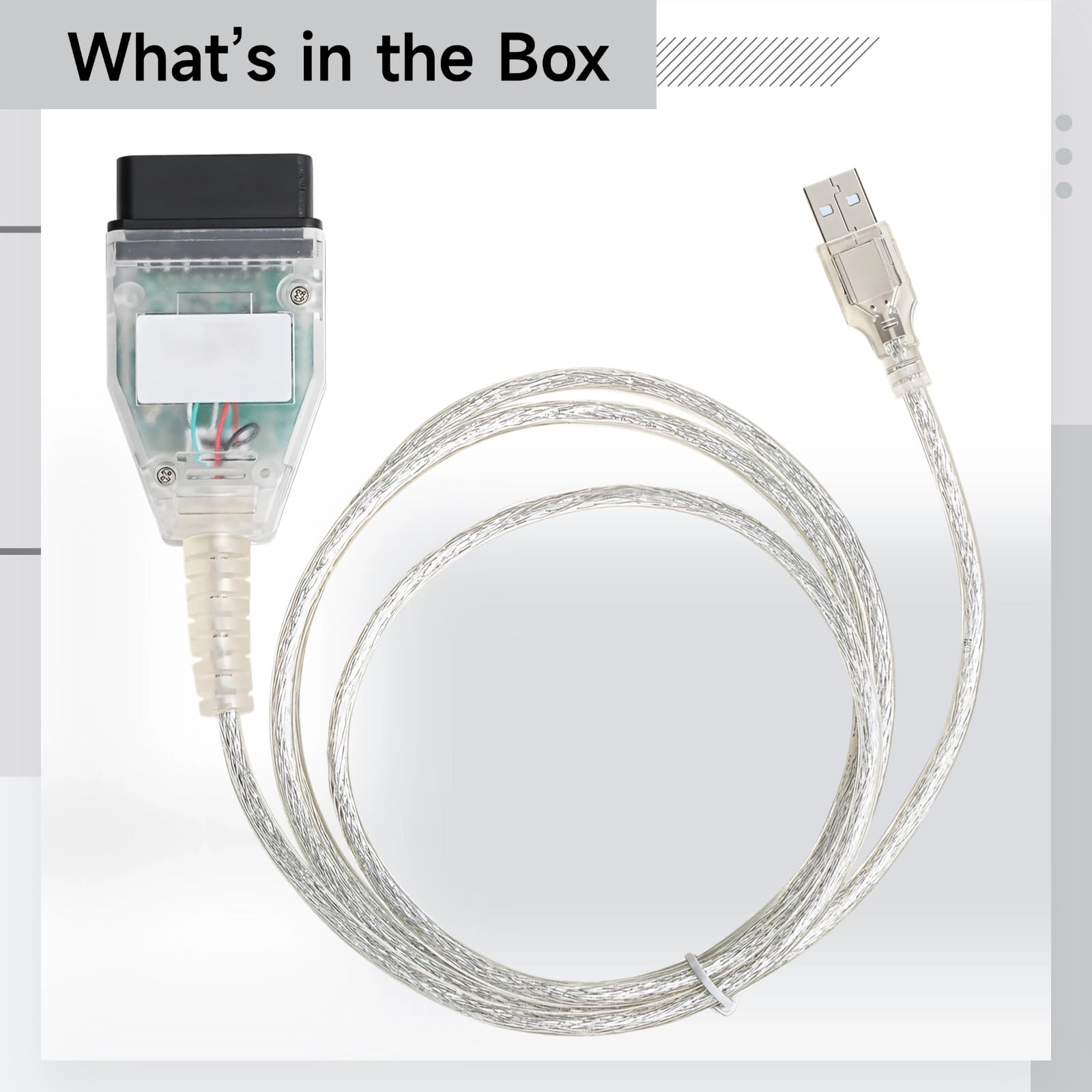 Tis Techstream V18 - Herramienta de diagnóstico con Mini Vci J2534, interfaz USB y cable de 1,5 m para programación de vehículos