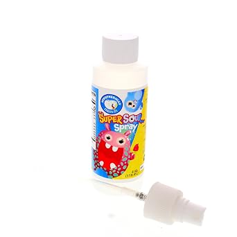 Super Sour Spray | 4 Fl Oz sour spray bottles | Sour Spray Candy | Sour Spray for Kids | Slushie Sour Spray