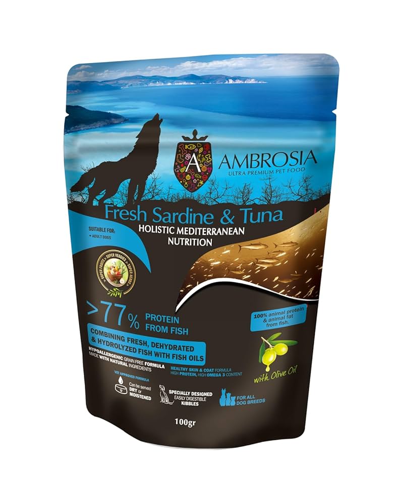 アンブロシア　サーディン&ヘリングオリーブオイル入り アンブロシア/【DOG】/HMN/サーディン&へリング（オリーブオイル