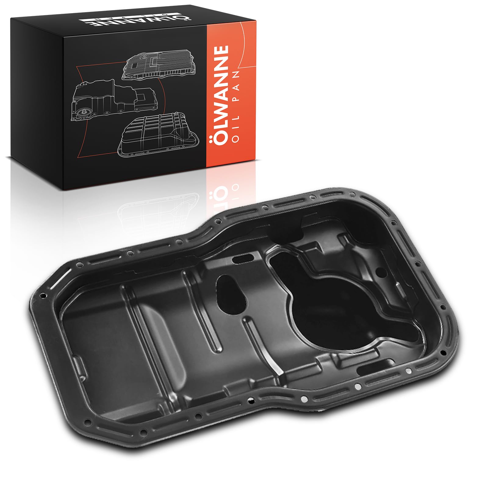 Frankberg Coppa dell'olio coppa dell'olio motore benzina 12010-74021 | Compatibile con: Carina II Kombi T17, A.v.e.n.s.i.s Station Wagon T22, Carina E Sportswagon T19, Celica Cabriolet T18