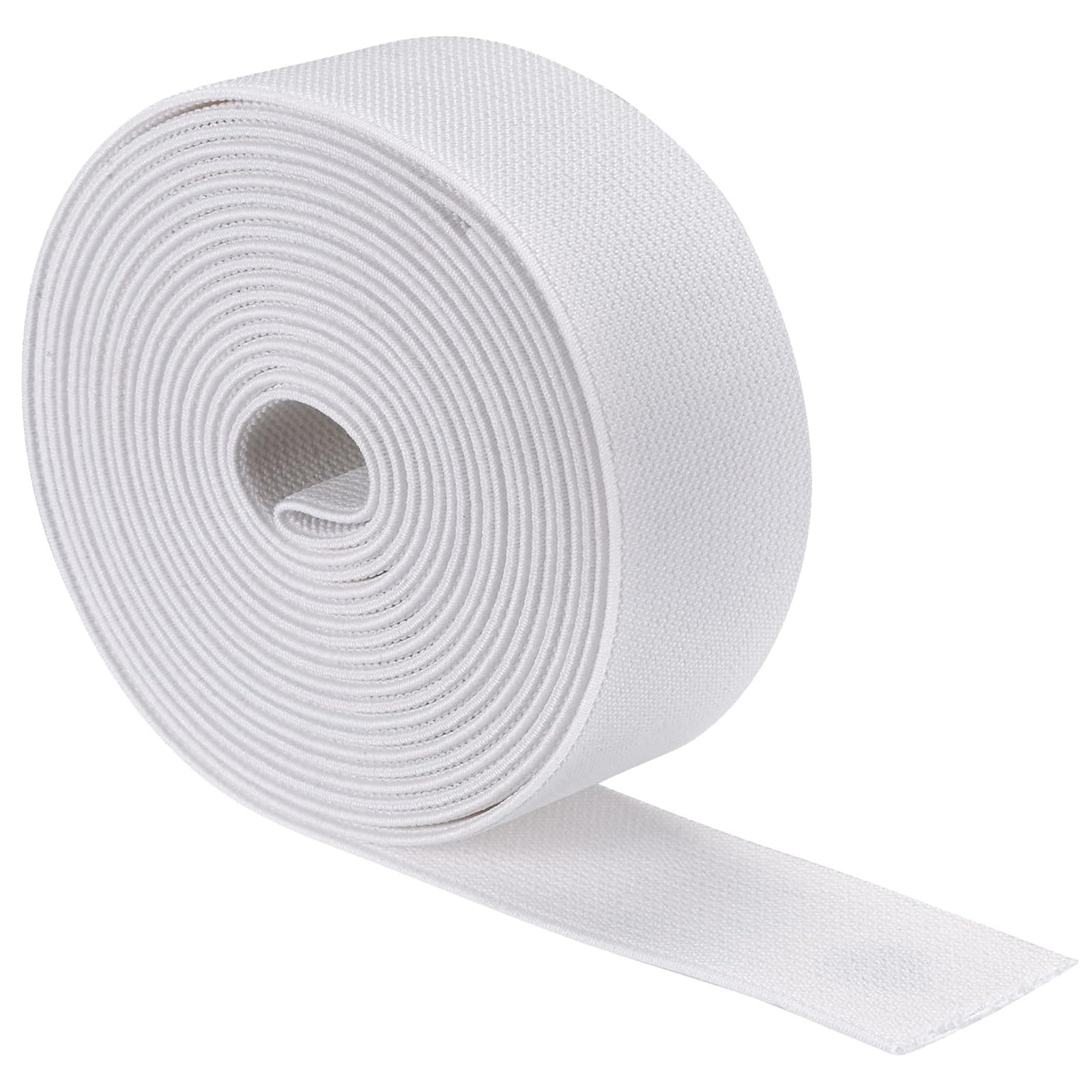TA-VIGOR 38mm Twill Wide Elastic Band, 1.5 inch 4 Yard Double-Side Woven Elastic Bands Knit