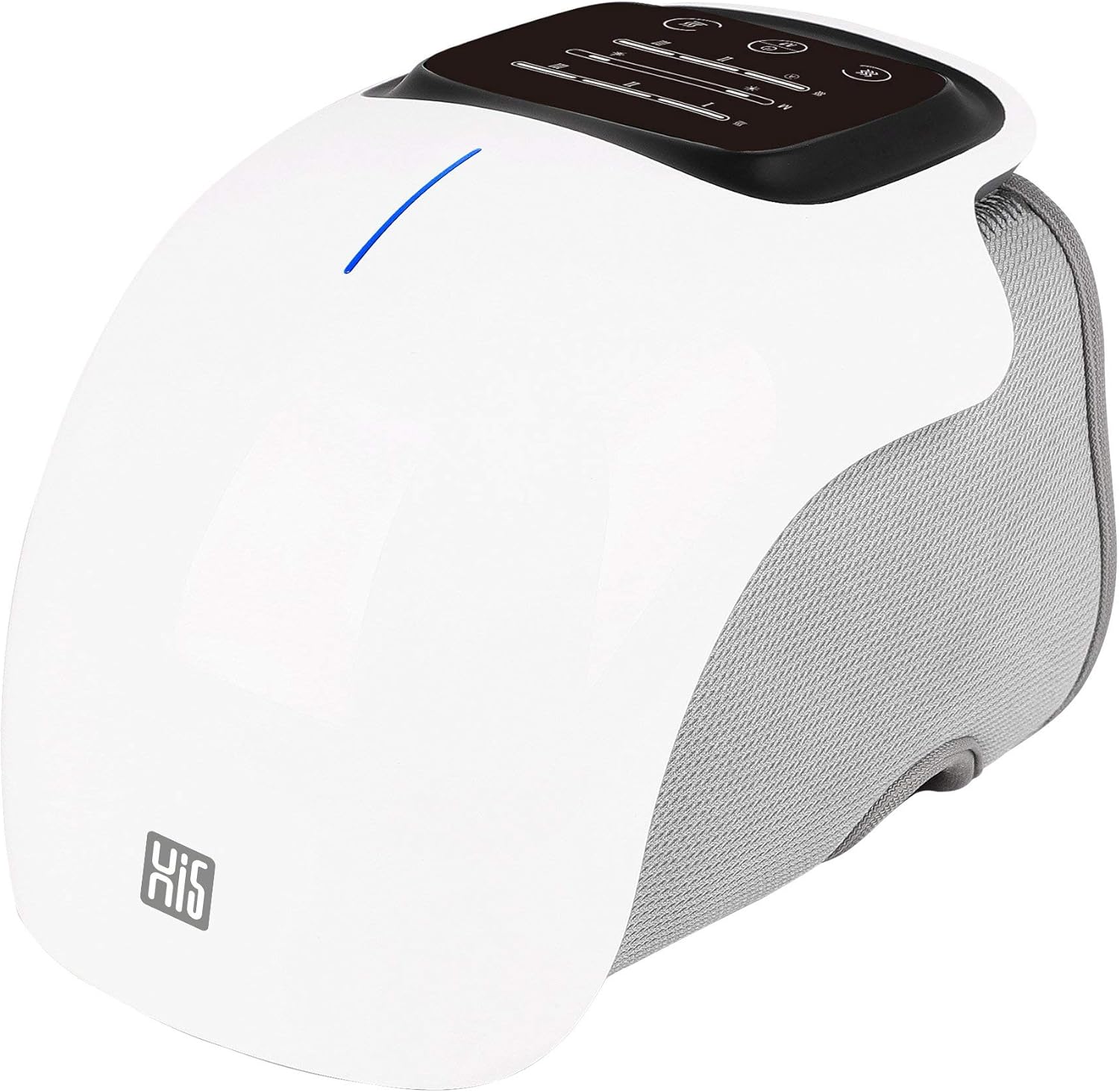 Hi5 Hertz 10388 - Masajeador eléctrico de rodillas, masajeador de hombros con vibración, inalámbrico, función de calor, pantalla táctil, 900 g