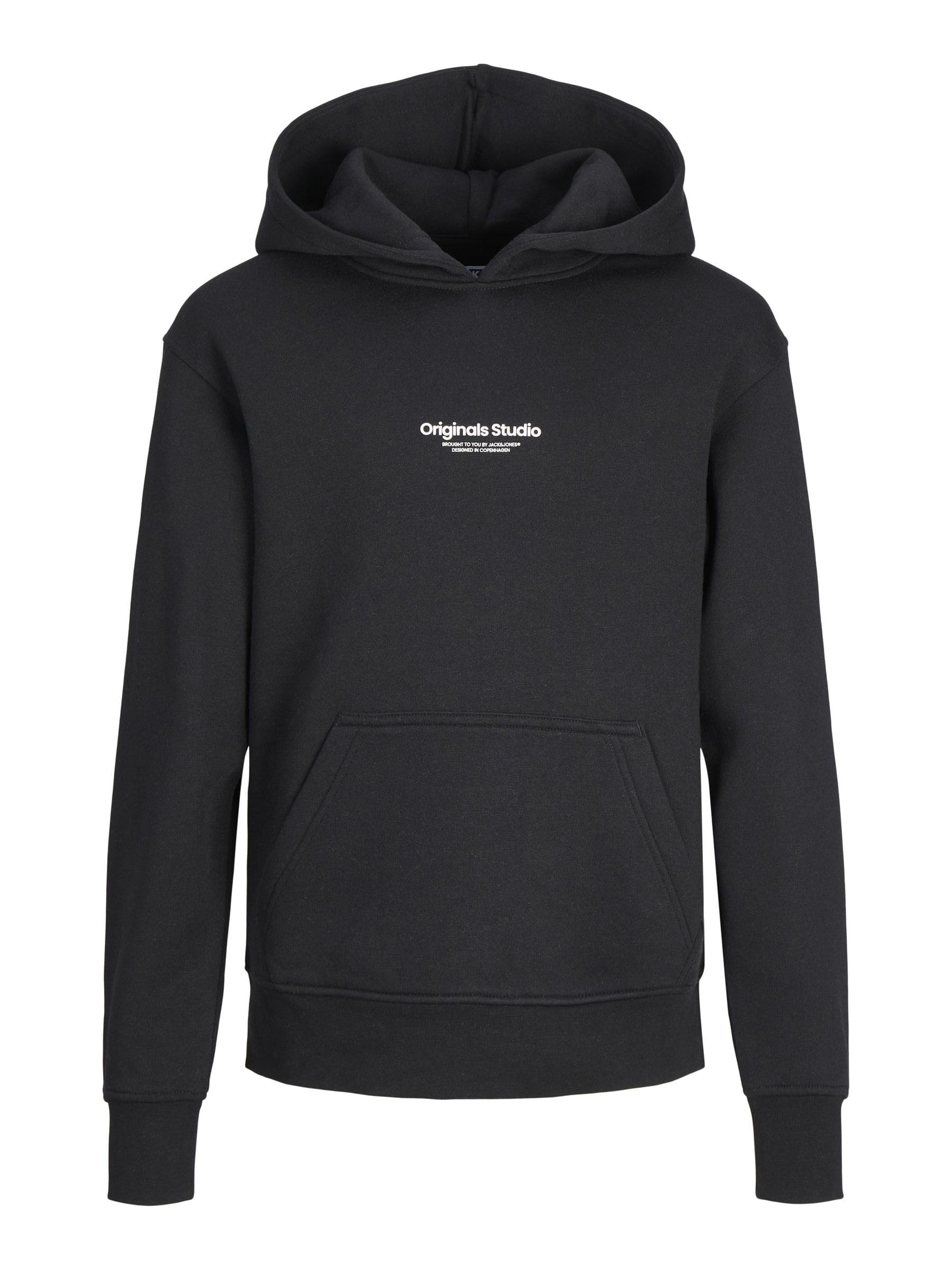 Jack And Jones Boys Vester Hoodie - Black - 16 (4XL)