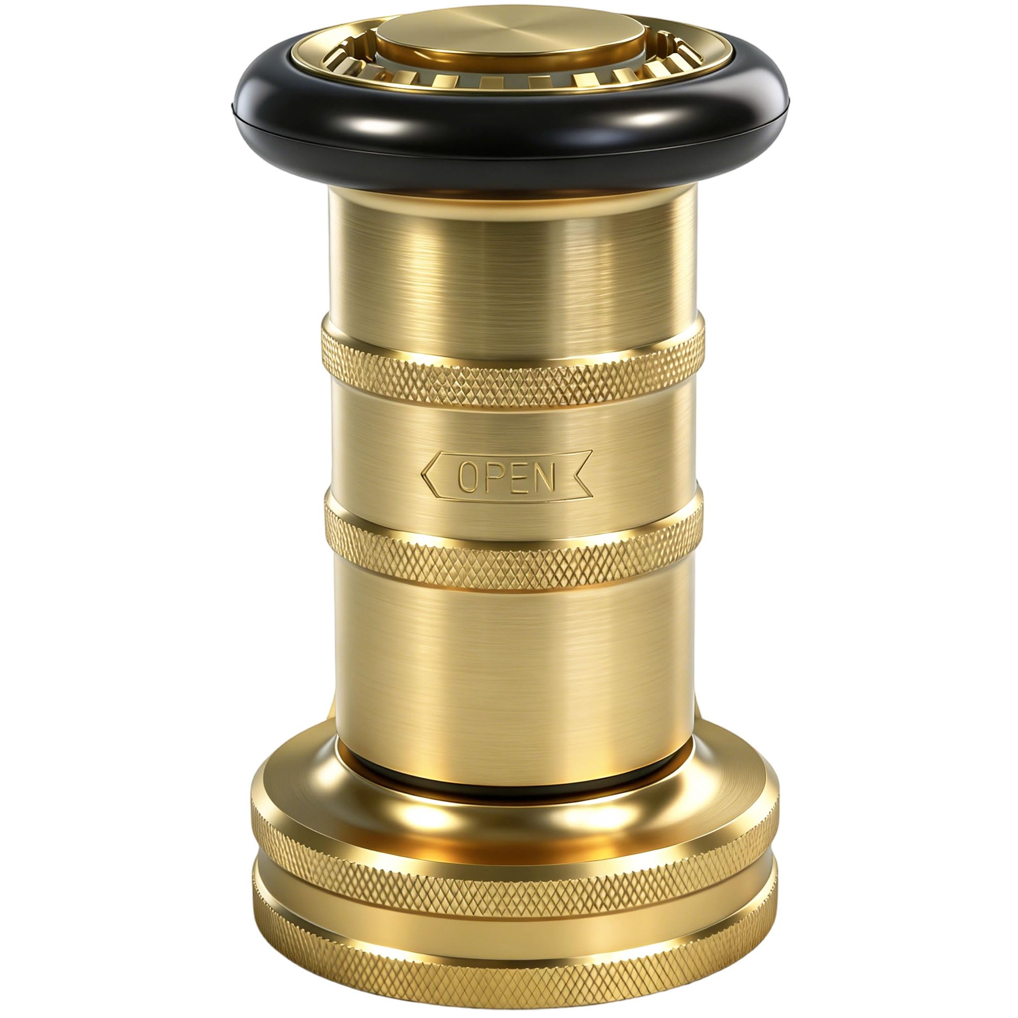 2 Inch Fire Hose Nozzle Brass NPSH/NPT Nozzles 108GPM 100PSI