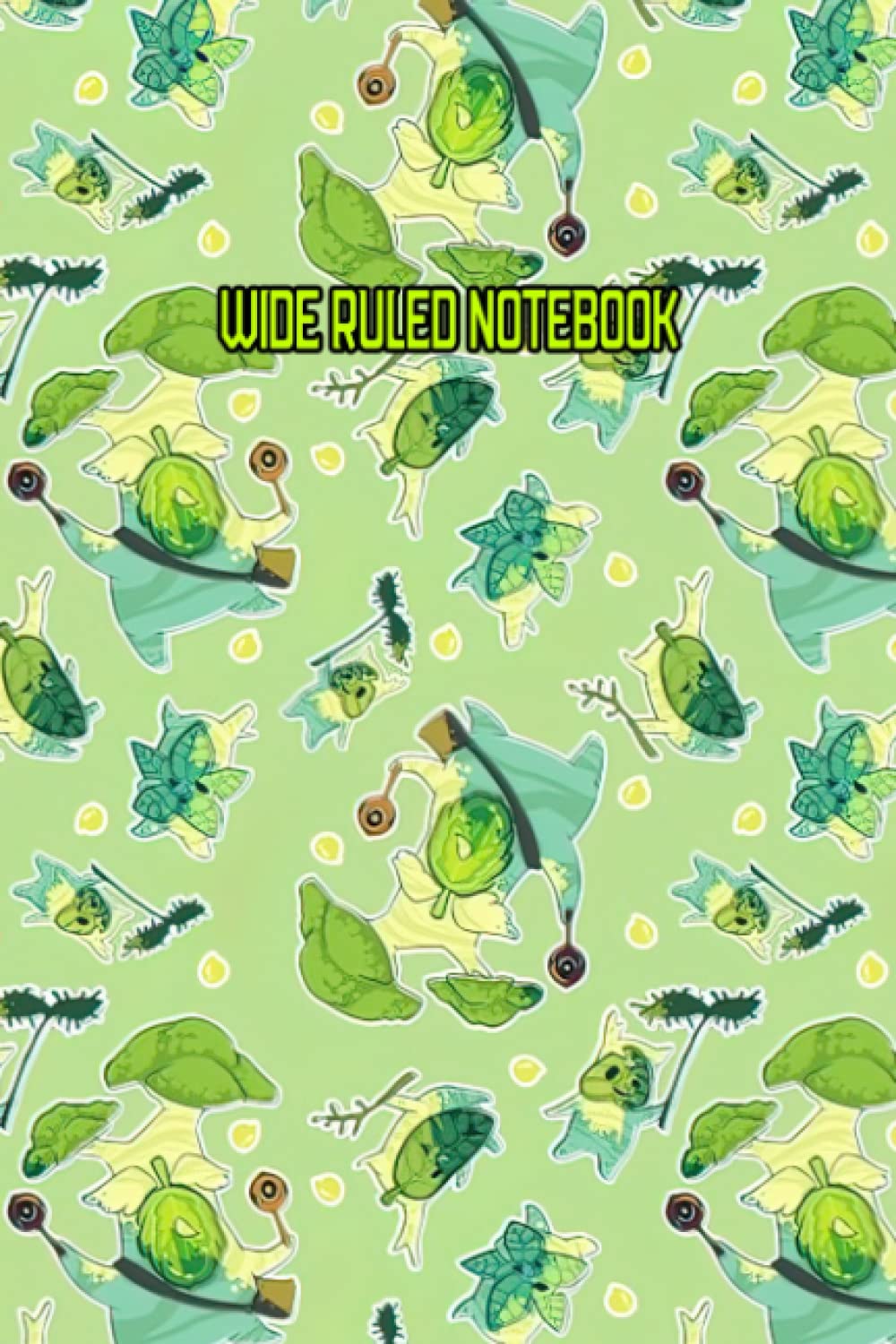 Wide Ruled Notebook: Exclusive Simple Korok Picture Pattern Year Blank Composition Journal Perfect 6" X 9 Size For Wallet, Tote