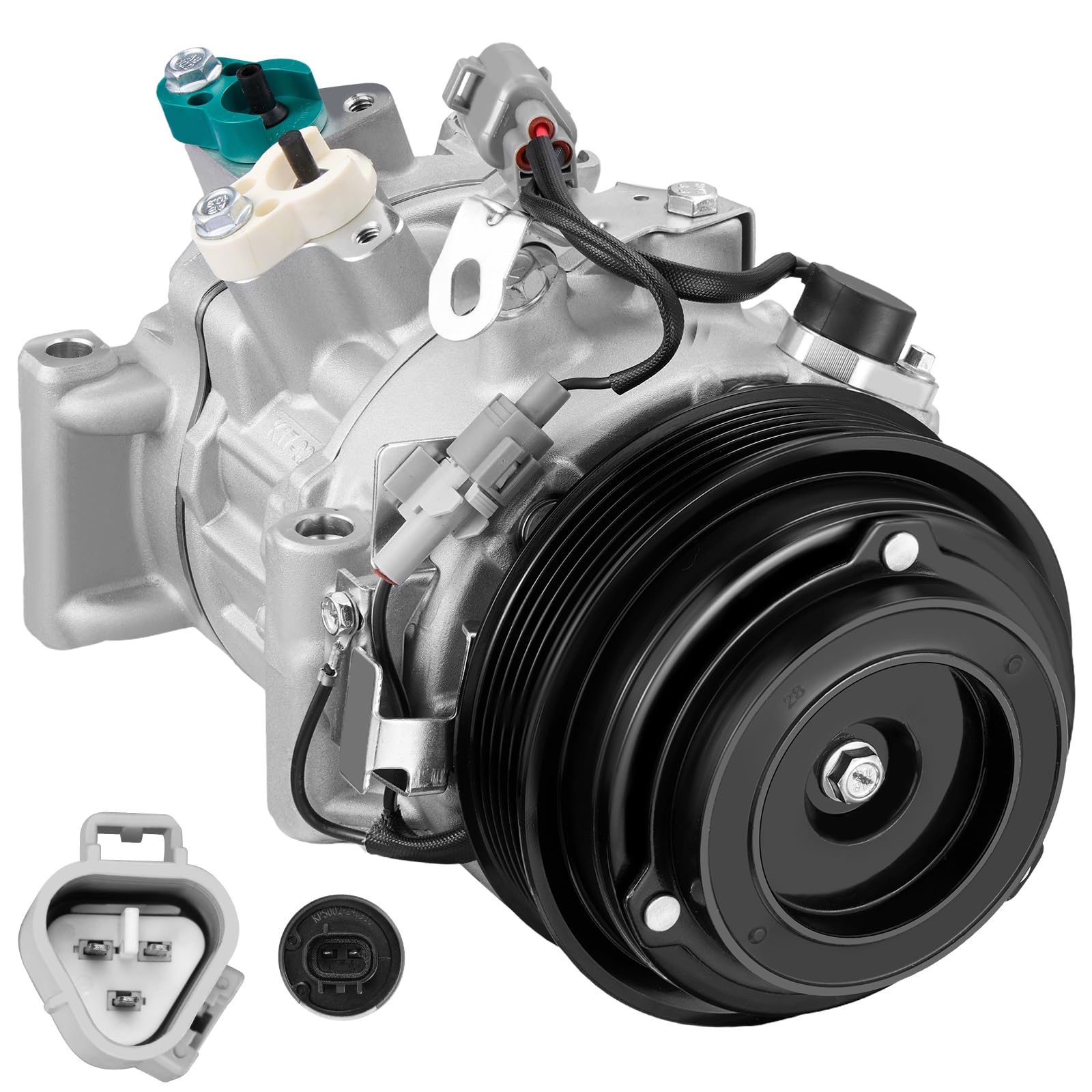 BDFHYK 198310 Air Conditioning A/C Compressor with Clutch Compatible with Toyota RAV4 L4 2.5L 2013 2014 2015 2016 2017 2018