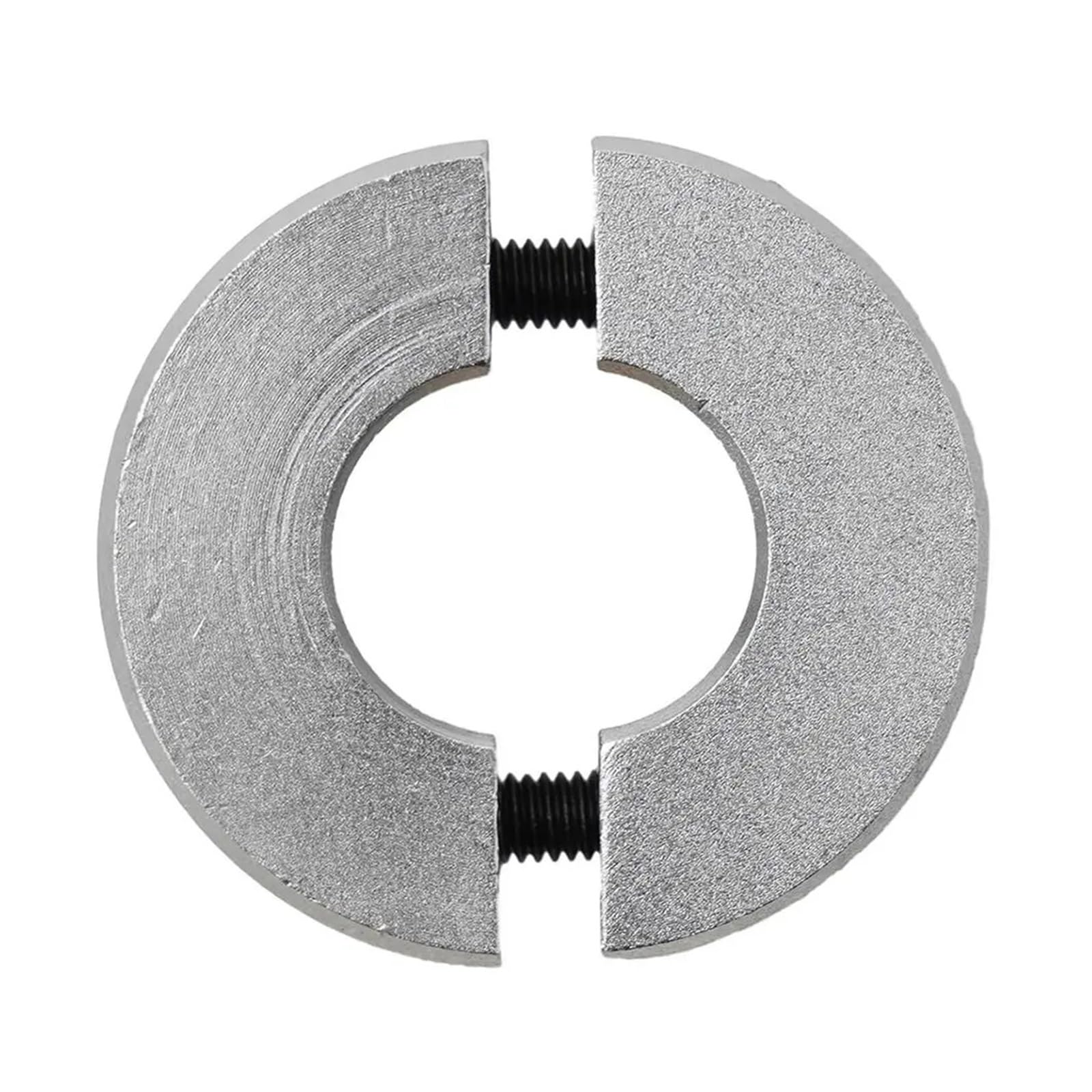 1Pcs Aluminum Alloy Fixed Locking Limit Ring - Double Split Shaft Collar for 6-20mm Diameter with Screws(14mm)