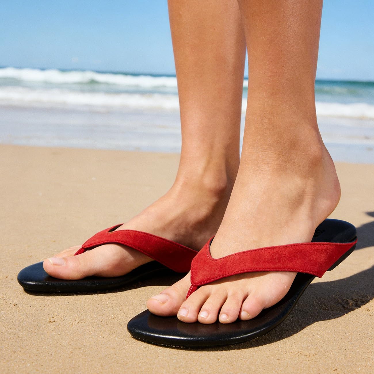 UFEDO Comfortable Womens Flat Flip Flops Thong Slippers Sandals Flip Flop Low Heels