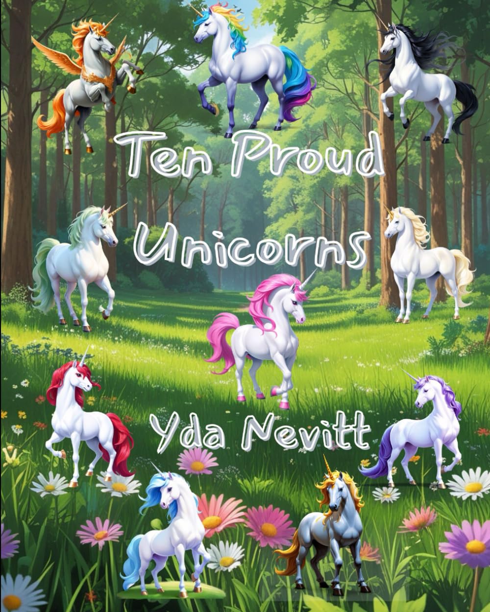 Ten Proud Unicorns (Children's counting books)