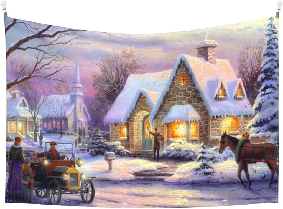 Deocr tree Amazon.com: lighted christmas tapestry