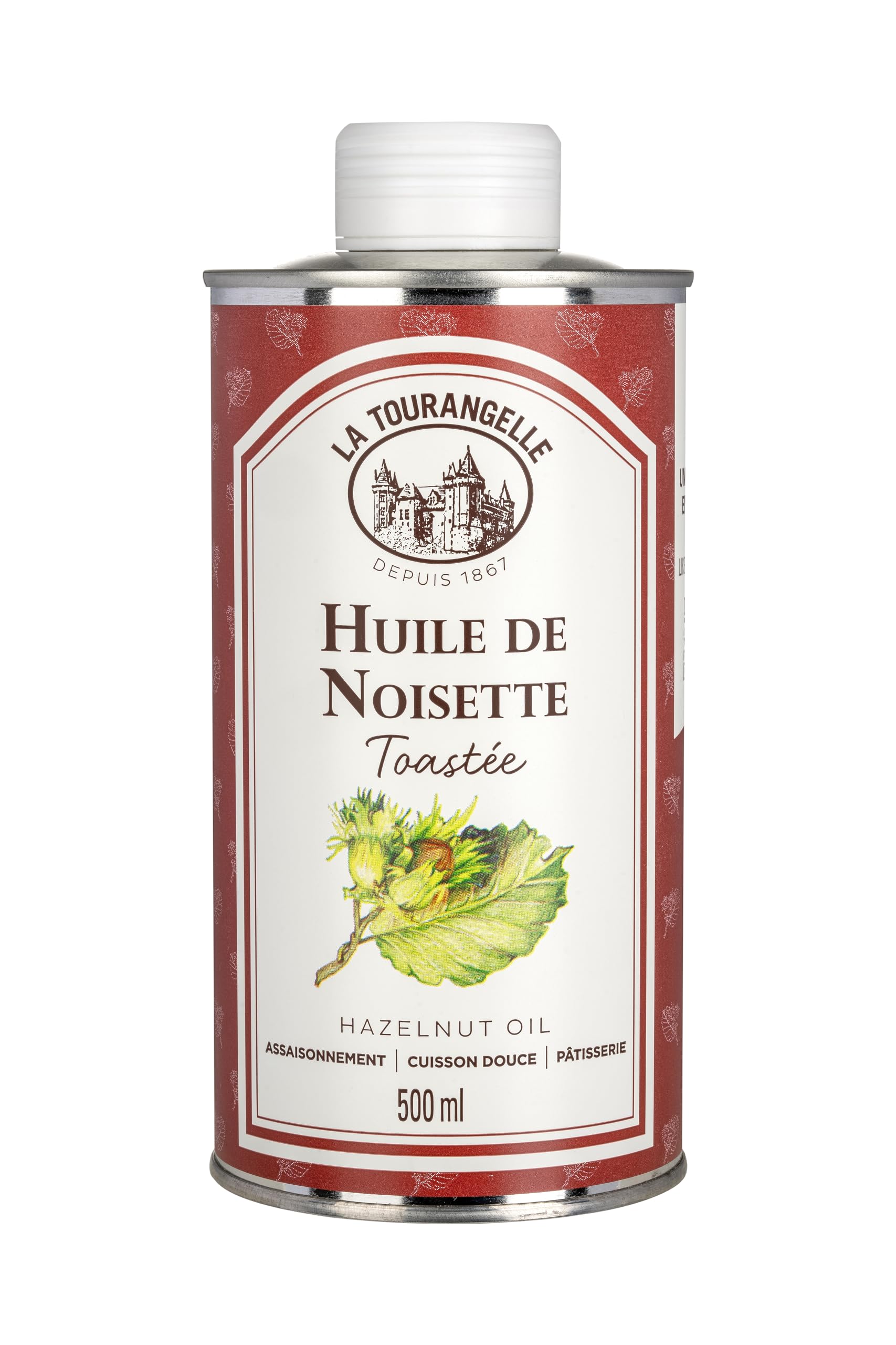 La Tourangelle – Haselnussöl – Intensiver & köstlicher Geschmack gerösteter Haselnüsse – 500 ml