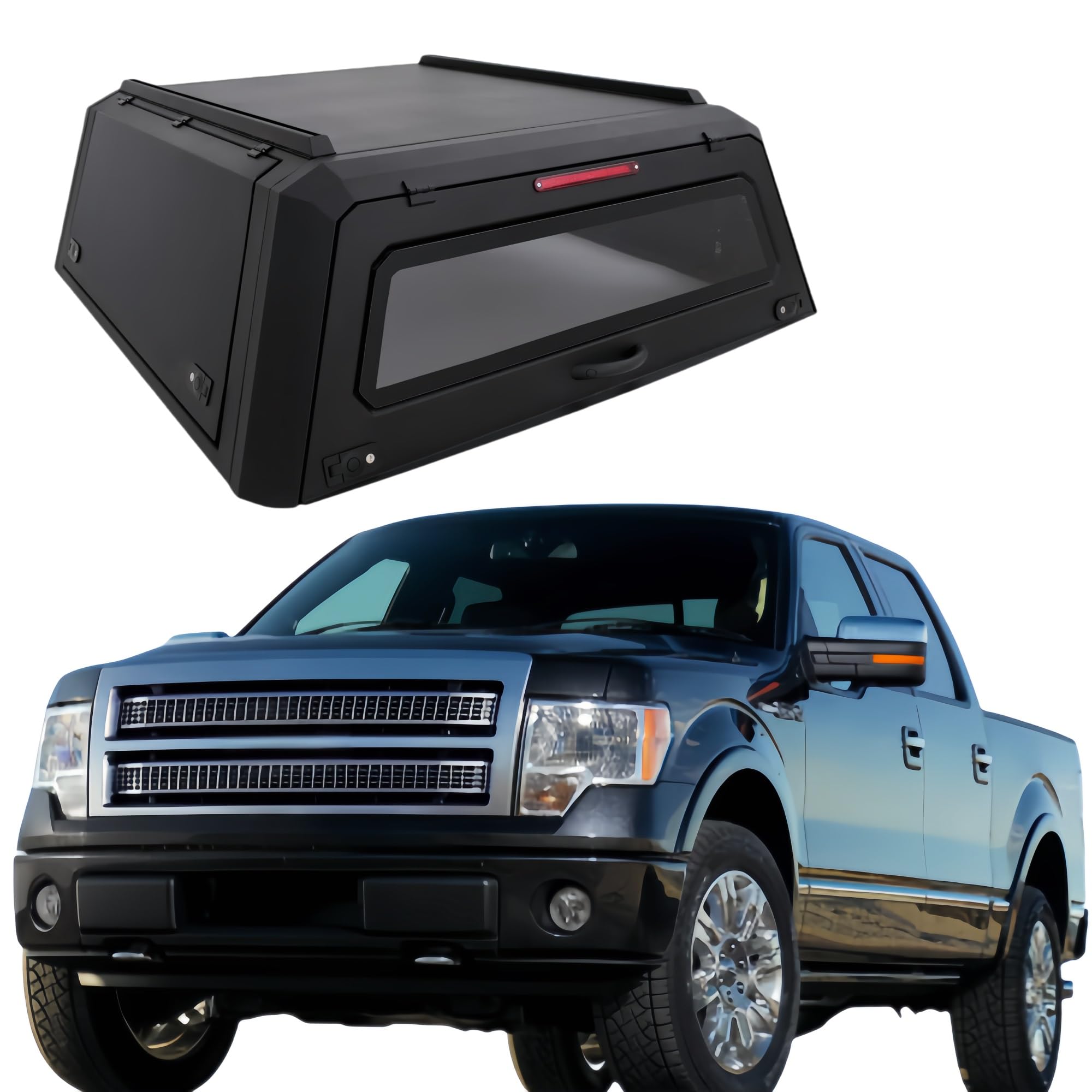 4x4 Truck Canopy Hardtop Canopy Compatible for F-d F-Series 2014 Double cab Steel Canopy Pickup Truck