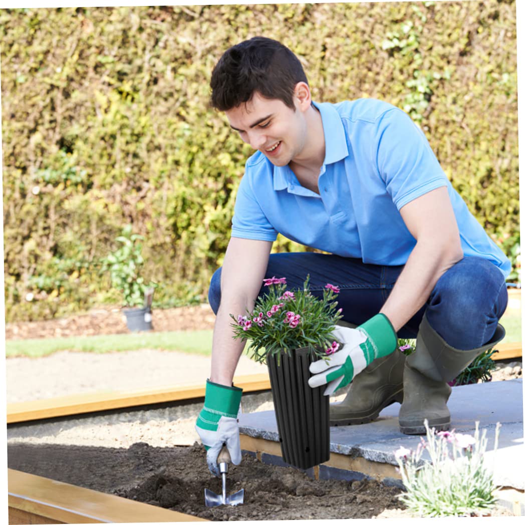 Pots de pépinière Profonds, 50 pièces, conteneurs de Plantation d'arbres Taille, avec Trous Drainage pour Jardin, semis, Plantes