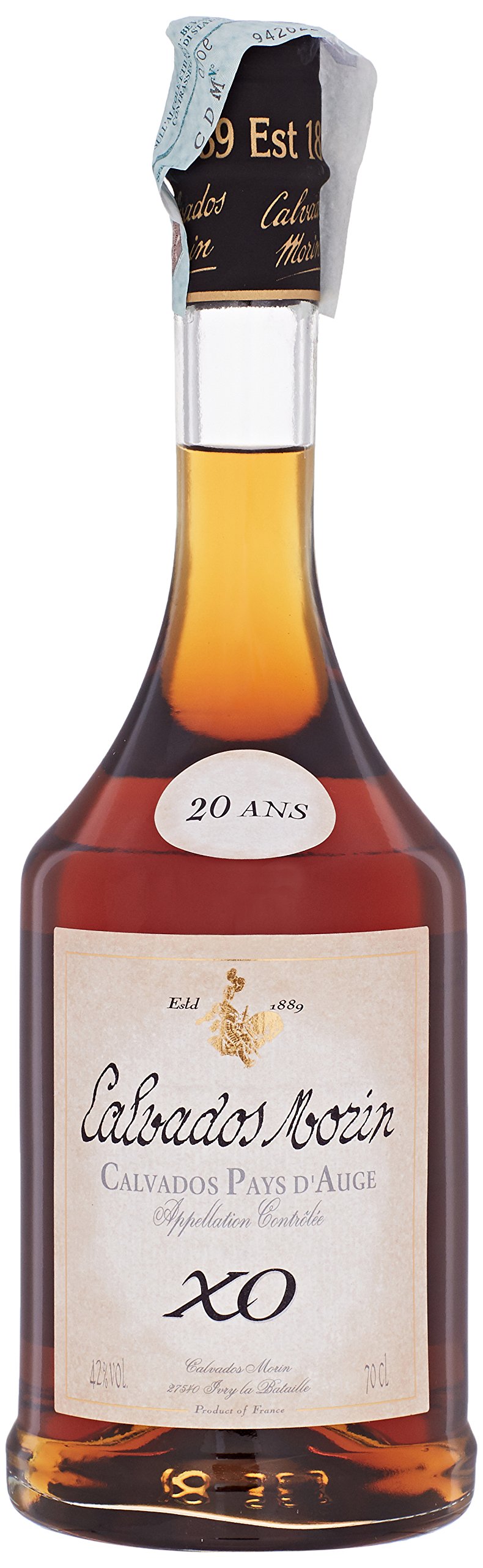 CALVADOS MORIN 20 ANNI PAYS D'AUGE CL.70 LEGNO