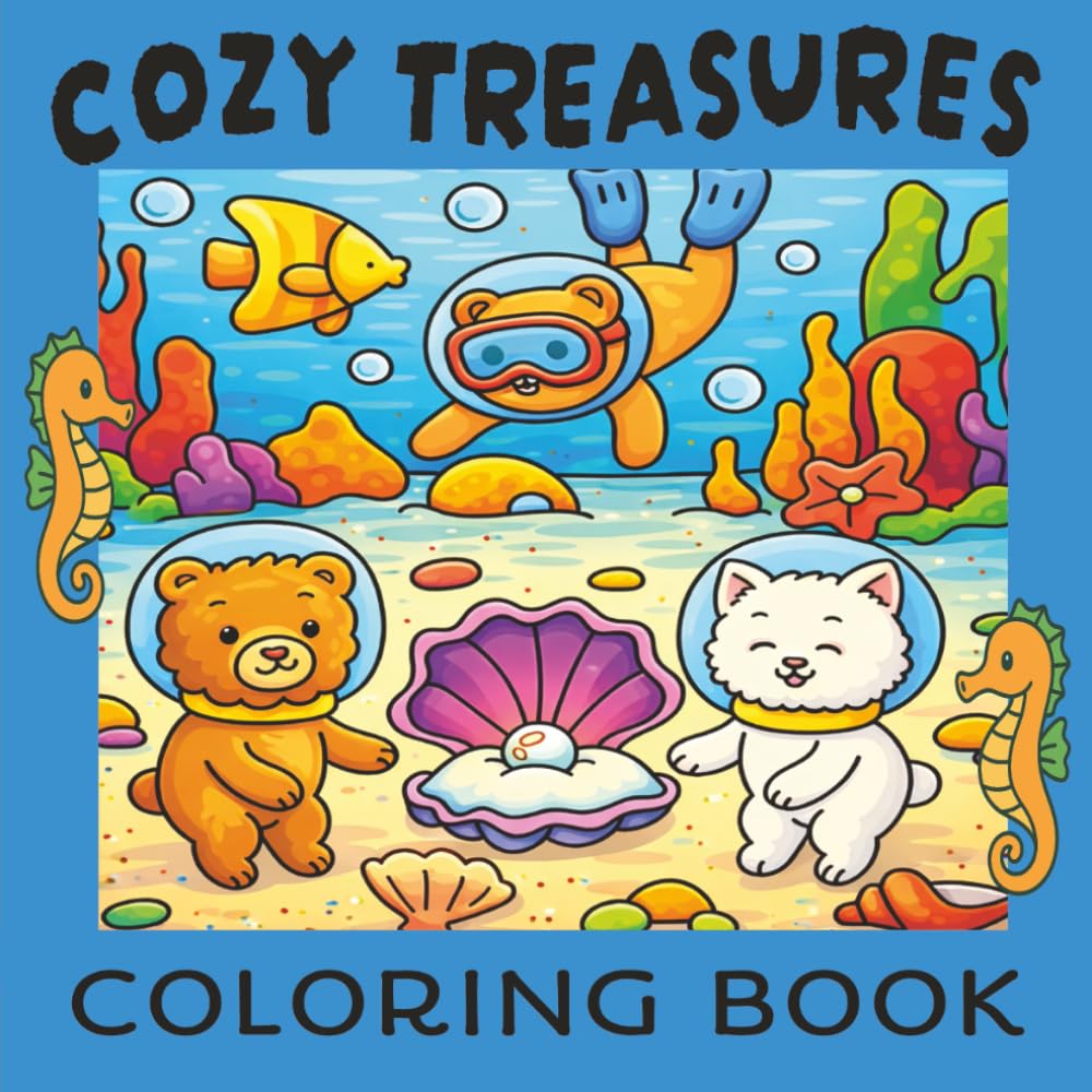 Cozy Treasures: coloring book