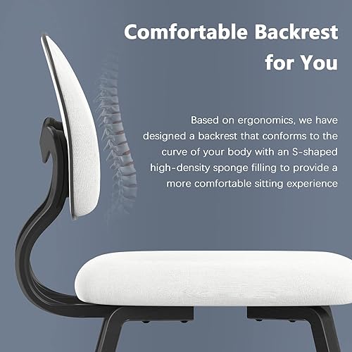 Miniatura 6 de Tatub Juego de 2 sillas de comedor, modernas de mediados de siglo, sillas de comedor tapizadas con patas de madera maciza para cocina, sala de