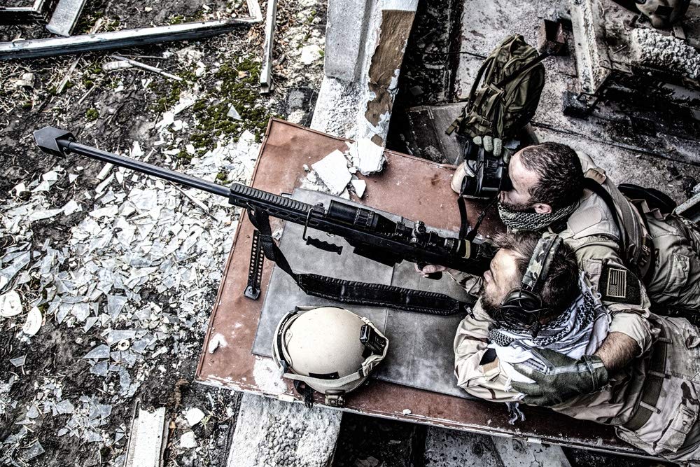 Amazon.com: Posterazzi PSTZAB103352M U.S. Navy Seal Team Firing a