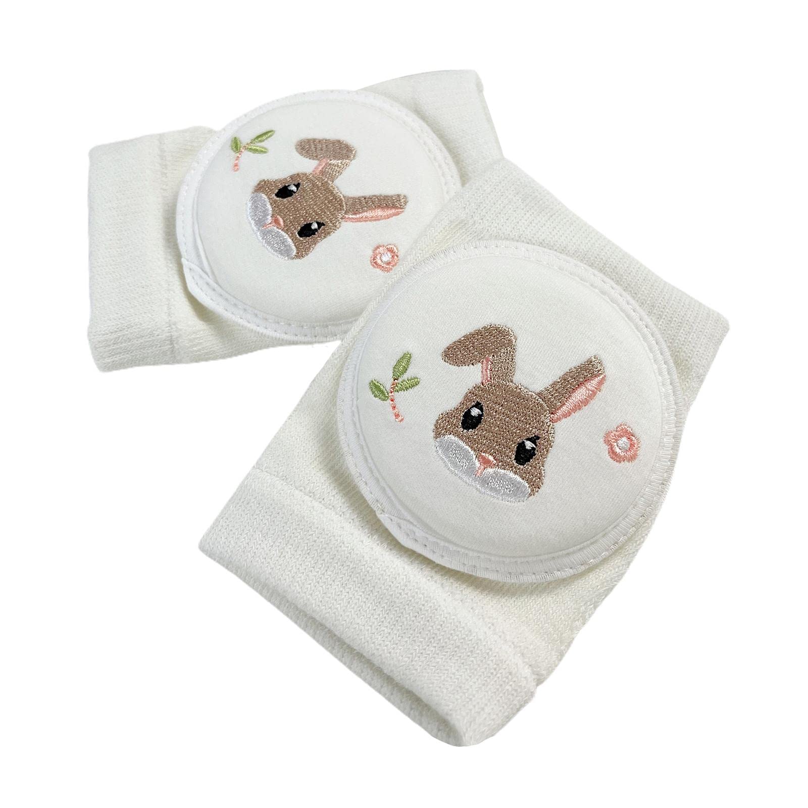 Enakshi (LABEL) Creations Baby Knee Pads Anti Slip Thin Cotton for Infant Walking Outside Newborn Broken Eared Rabbit-image-30