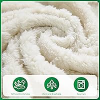 Vista 3 de Couch Cushion Covers, Super Soft Thicker Fleece Sofa Cover Stretch Sectional Sofa Slipcover Washable Pet Friendly Anti-Slip Stain Resistant