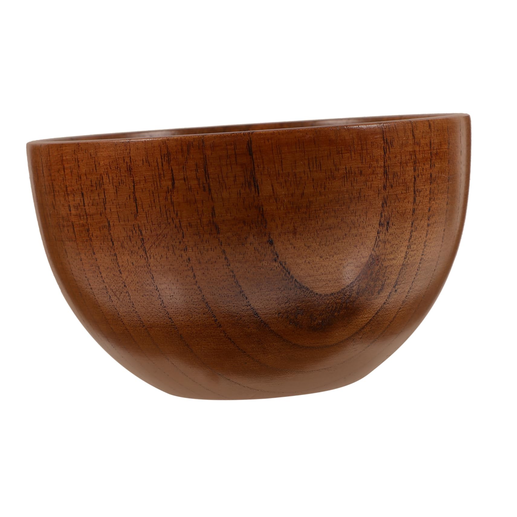 ABOOFAN 4 Piezas bol de madera ensaladera madera fruit bowl tazón de ligero bol de comida de tazón japonés de cuenco de ensaladeras de tazón de frutas