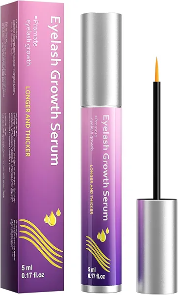 Lash Serum: Eyelash Growth Serum Gentle Natural Vegan Enhancing Treatment Nourishing Conditioning Formula for Longer Thicker Fuller Natural Lashes -5ml