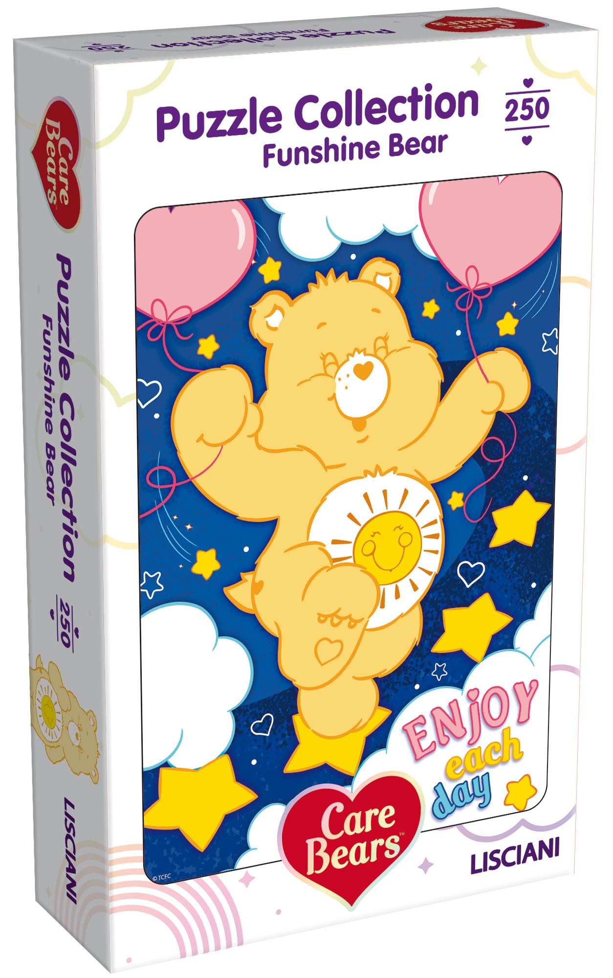 Lisciani - Care Bears - Funshine Bear Puzzle - 250 Pieces - Puzzle for Adults and Children 7+ - Size 50 x 35 cm - Care Bears Illustration - Creative and Relaxing Activity