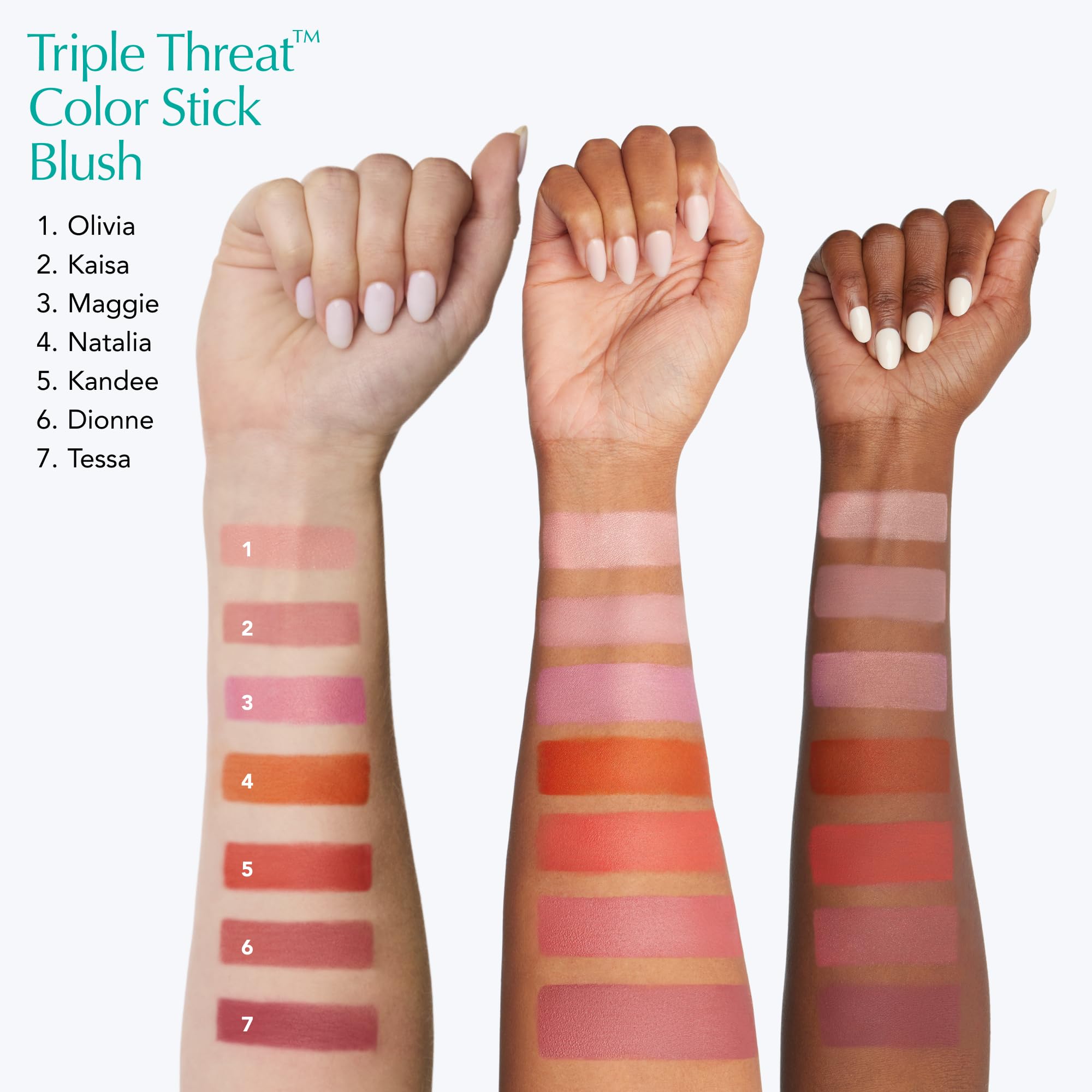 Thrive Causemetics Cream Blush Stick - Dusty Rose -5