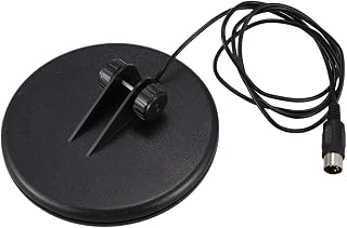Detector de metales subterráneo portátil grande -4030 bobina de búsqueda negro