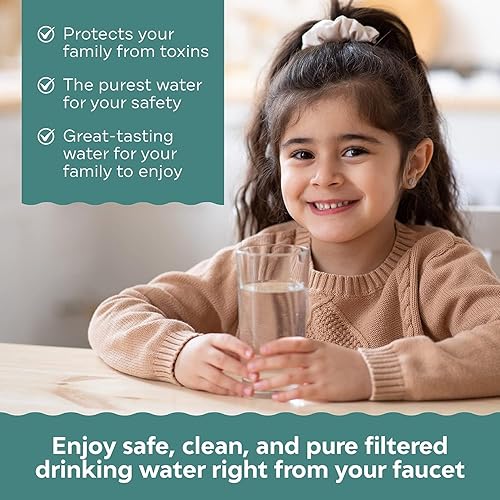 Miniatura 2 de Sistema de filtración de agua de ósmosis inversa de membranas aplicadas, sistema de filtro de agua debajo del fregadero con 5 etapas de carbono de