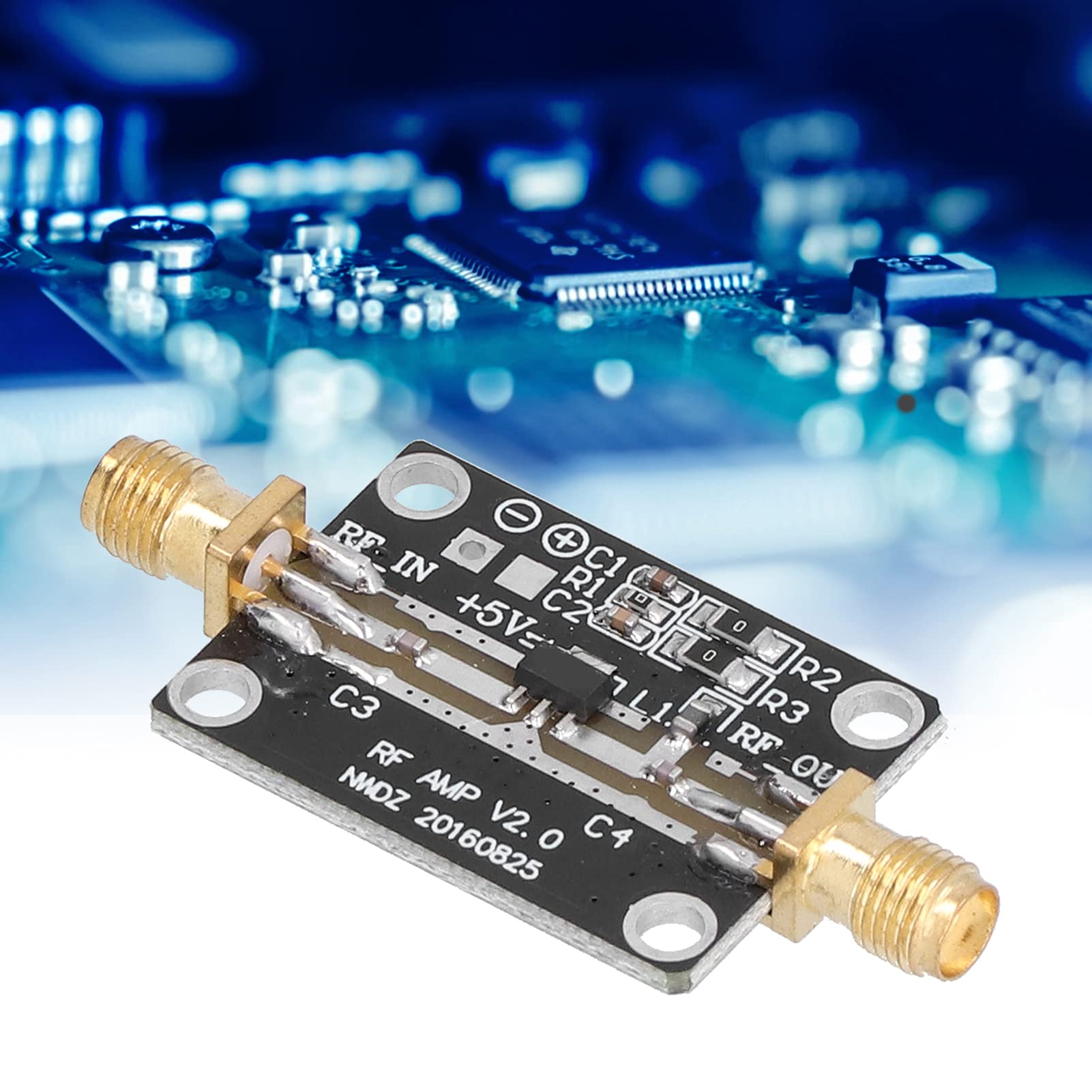 Ubersweet® Broadband AMP, 22dBm at 2GHz Maximum Output Power RF Amplifier Low Noise for Signal Processing for Shortwave FM Broadcasting for Fiber Optic Communications ||-image-47