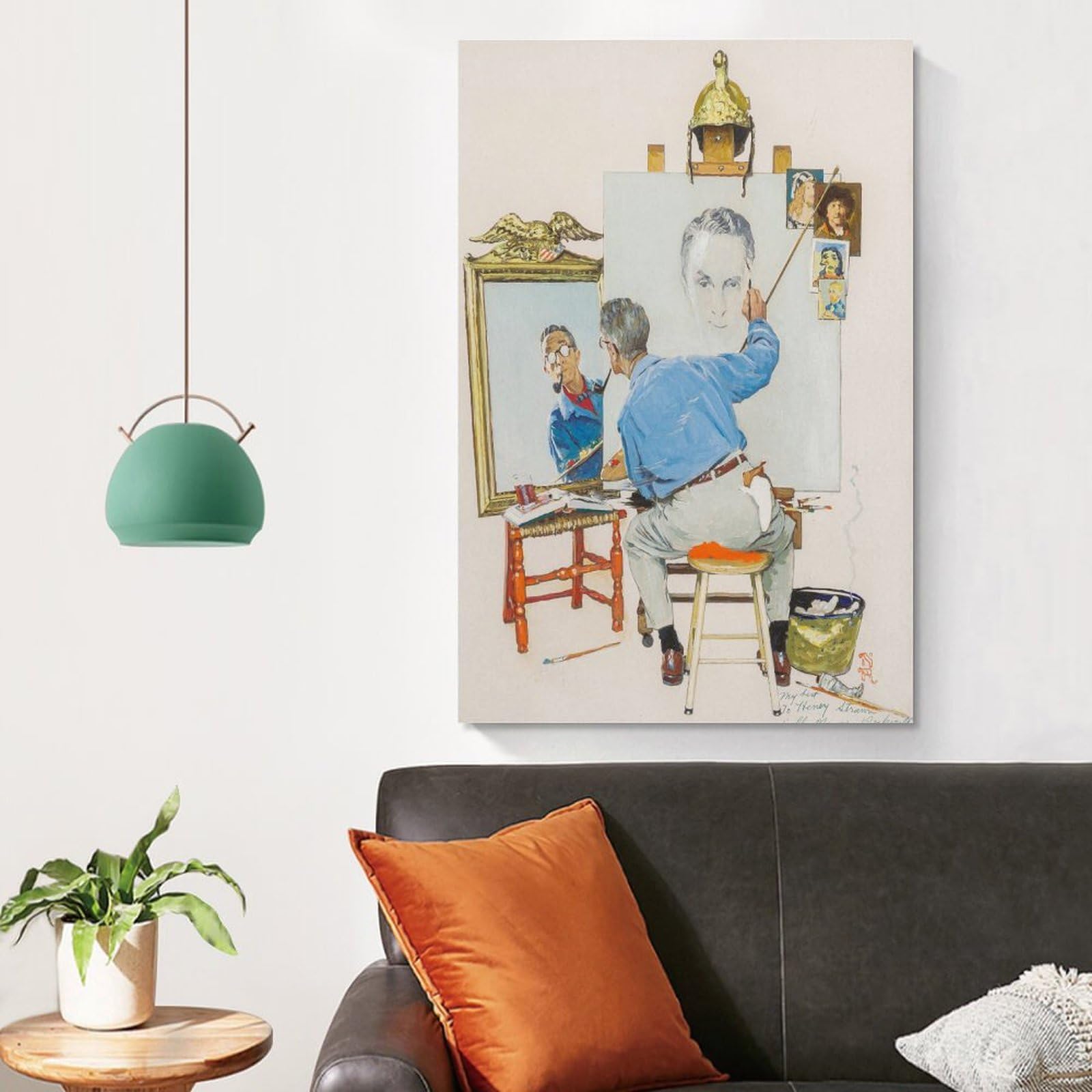 Amazon.co.jp: Norman Rockwell ノーマンロックウェル絵画トリプル