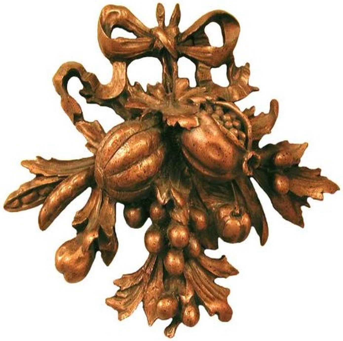 Amazon.com: Hickory Manor House Fruit Carving II Decor, Bronze : Home