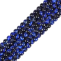 Vista 16 de Cuentas redondas sueltas de piedra de sangre africana de 0.157 pulgadas (0.157 in) para hacer joyas