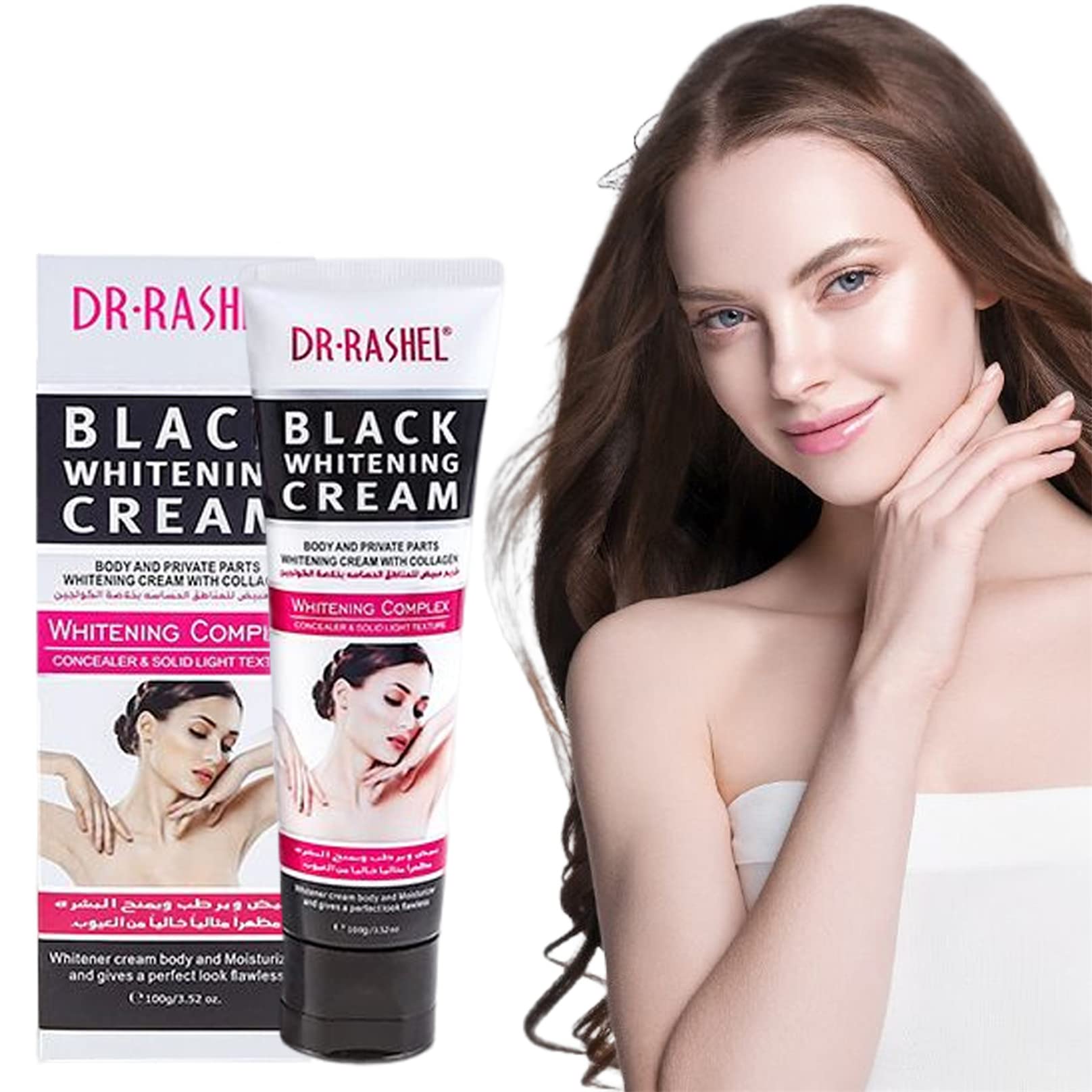 Buy Dr el Black Whitening Cream Body and Private Parts with Collagen